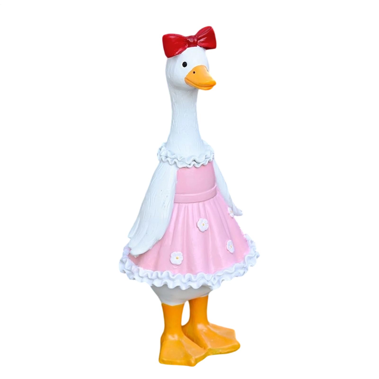 Statue canard décor jardin figurines animalières décoratives résine maison