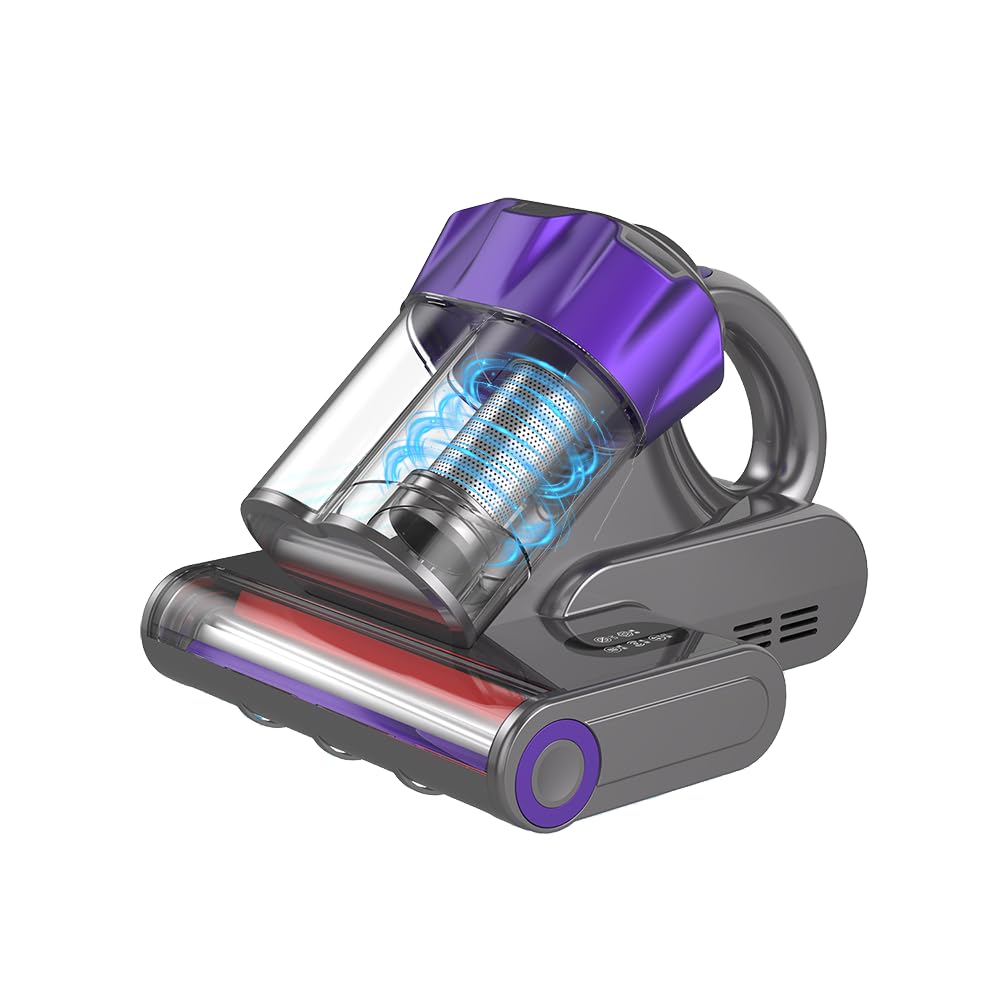 UV Bed Vacuum Cleaner | 13kPa Handheld Mattress & Sofa Vacuum Cleaner | Dust Mite Remover for Bed, Pillow, Carpet & Upholstery | Reusable HEPA Filter-image-16