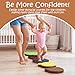 BALAPET 6 pcs Soft Foam Stepping Stones, Sensory Stepping Stones for Promoting KidssBalance & Coordination Skills, Non-Slip Balance Kids Stepping Stones Engaging Indoor & Outdoor Activity for Children