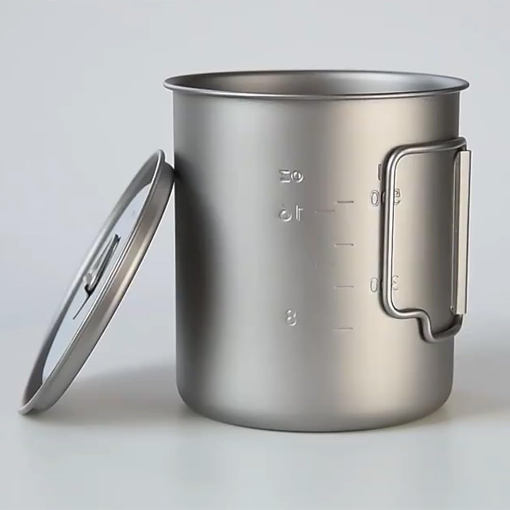 Tragbarer Camping-Wasserbecher mit Volumenmarkierungen, leichter faltbarer Kaffeebecher für Outdoor-Wanderungen, Reisen, versch