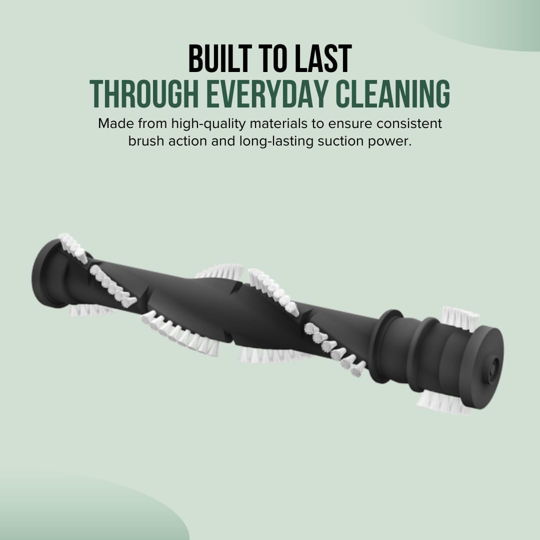 Selgo Replacement Brush Roll for Various Bissell Vacuum Cleaners (Only Model # Listed), Black with White Bristles
