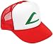 Ash Ketchum Cosplay Hat Mesh Cap with Plastic Snap Closure - Adult & Youth Sizes Red