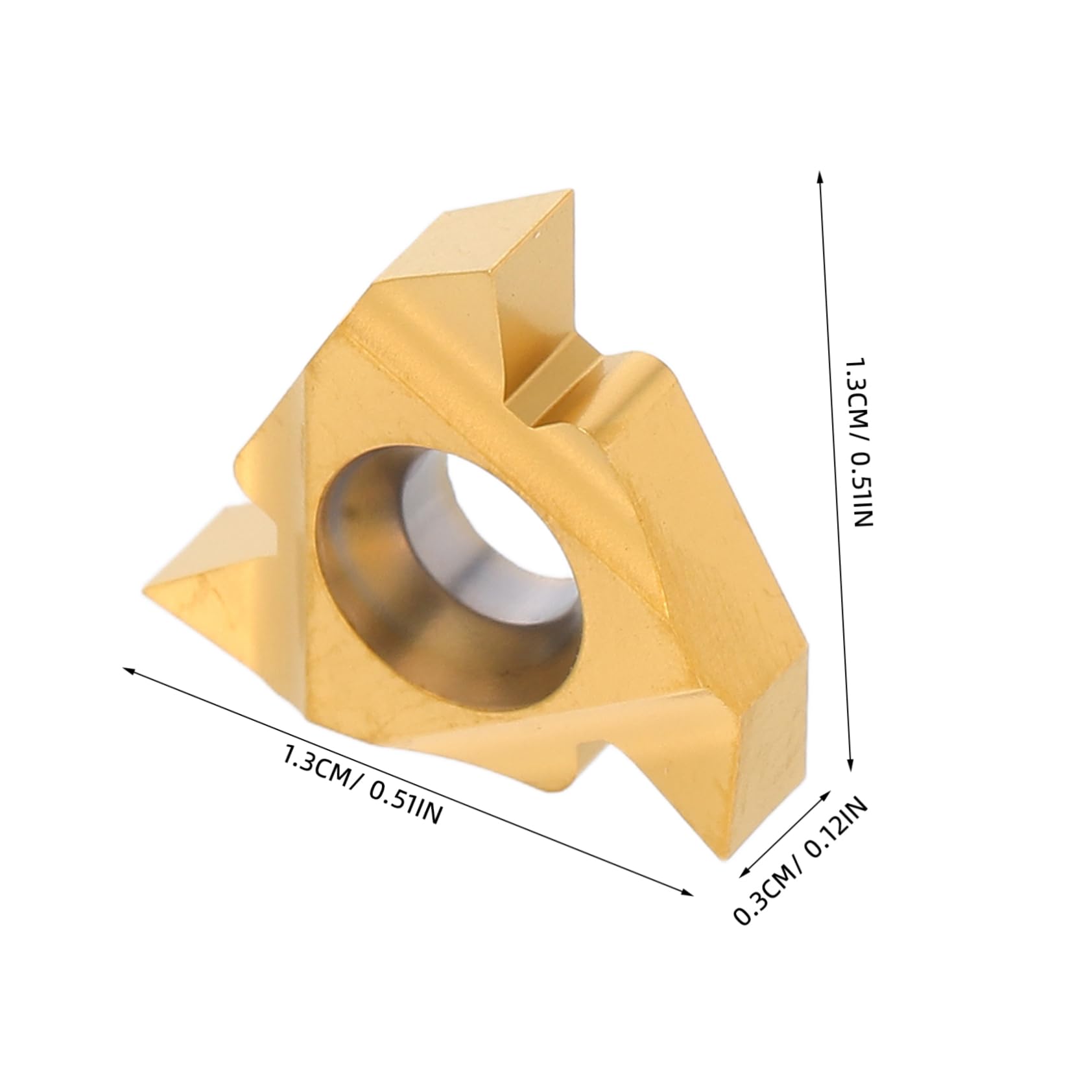Cabilock 10pcs Electric Insert Tool Set Fast Threading Inserts for Electricians Carbide for Lathe Turning Wear Resistance Precision Engineering