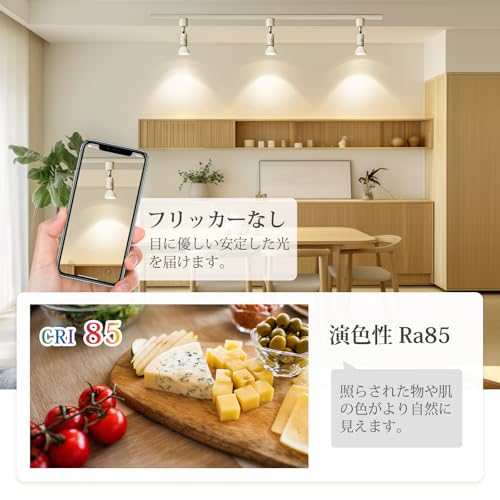 DiCUNO ダクトレール用スポットライト E11口金 LED電球付き の商品画像 5