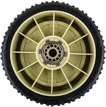 Self Propelled Rear Wheel Replacement for HRJ216 HR215 HR196 Lawn Mowers, For Plastic Drive Wheel Hub for Enhanced Traction and Stability on Uneven