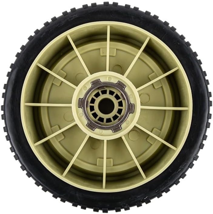 Self Propelled Rear Wheel Replacement for HRJ216 HR215 HR196 Lawn Mowers, For Plastic Drive Wheel Hub for Enhanced Traction and Stability on Uneven