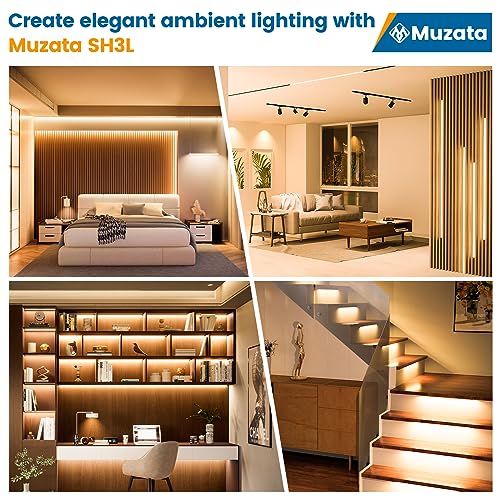 Tira LED COB 5 metros color blanco cálido 3000K Muzata miniatura 4