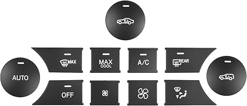 Jaronx Compatible con botones de aire acondicionado de Mercedes Benz, cubiertas de botĂłn de control de clima, botones de aire acondicionado, botĂłn Jaronx Compatible con botones de aire acondicionado de Mercedes Benz, cubiertas de botĂłn de control de clima, botones de aire acondicionado, botĂłn