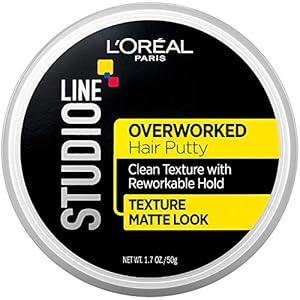 L’Oreal Paris Studio Line Overworked Hair Putty, 1.7 oz.