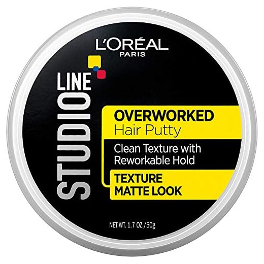 L'Oreal Paris Studio Line Overworked Hair Putty, 1.7 oz.