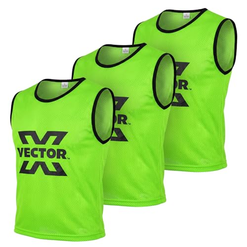 Image of Vector X 100% Polyester Mesh High sweat absorbent Training Bibs | Ideal for Foot ball Soccer Basketball Volleyball, Track and Field Play | Lightweight Scrimmage Vests Pennies