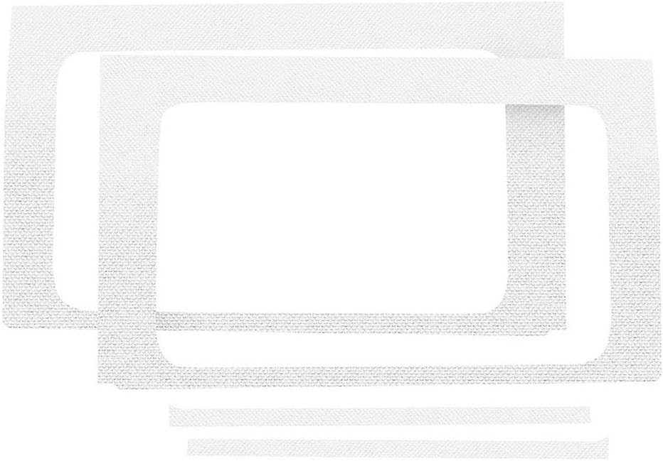 Design Engineering 050175 Boom Mat White Sound Deadening Side Window Trim Kit Compatible with 4-Door Jeep Wrangler JL (2018-up)