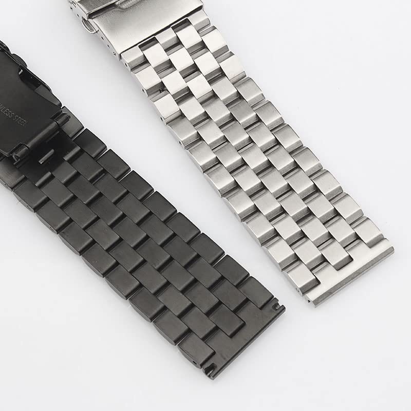 Nowy 18 20 22 24 26 mm matowy solidny pasek ze stali nierdzewnej uniwersalny pasek do zegarka Diesel do bransoletki na nadgarstek Panerai, 20mm, Agat