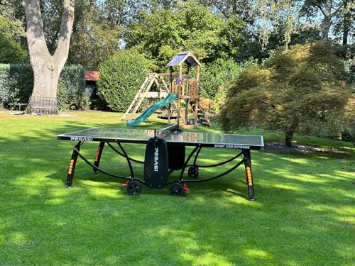 Pegasi Outdoor-Tischtennisplatte 1000 - Grün - Tischtennis - Outdoor Spiele - Wetterfest - Klappbar - Original – Bild 7