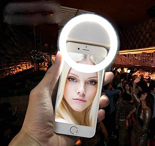Selfie Ring Light: Luz De Selfie Para O Celular - Cor Rosa (Sefie Light)