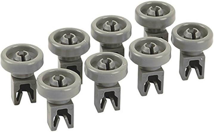 Supervac Bula k Makinesi  st Sepet Tekerlek Seti 8li, Electrolux ESF63021, ESF64011 ile Uyumlu, Gri