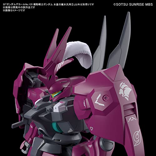 Image of Bandai Hobby - Mobile Suit Gundam The Witch from Mercury - GD-135 Mobile Suit Gundam The Witch from Mercury Multiuse 3, Bandai Spirits Water Slide Decals