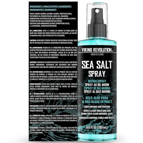 Viking Revolution Sea Salt Spray Hair Men - Meersalzspray für Männer - Salzspray mit Kelp… – Ansicht 6