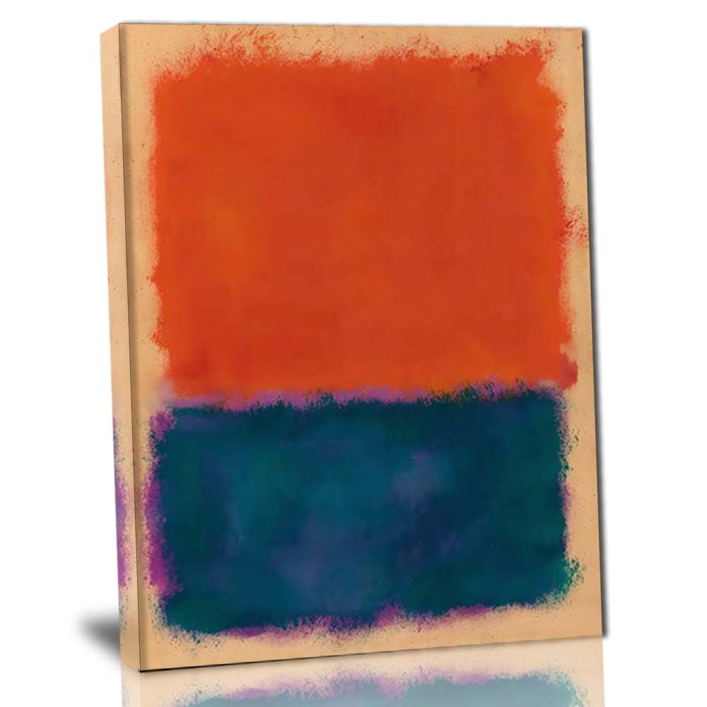 NBKJCO Mark Rothko Abstract Oil Reproduction Prints Canvas Painting Posters Wall Art Pictures for Living Room Home Decor 50x75cm-22x30In No Framed-A88