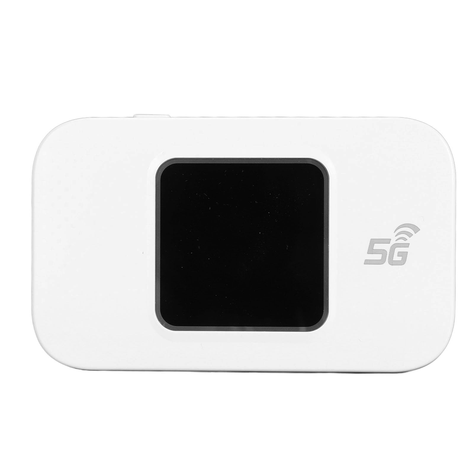 Fockety Hotspot WiFi Mobile 4G LTE, Router Wireless WiFi Portatile Ad Alta velocità con Display LCD da 300 Mbps con Slot per Scheda SIM, Condivisione Alimentata Tramite USB Fino a 10