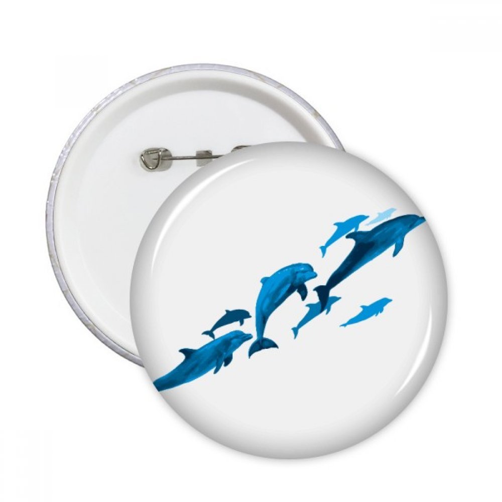 Bouton decoration vetement dauphin DIYthinker pour masquer un accroc - 3