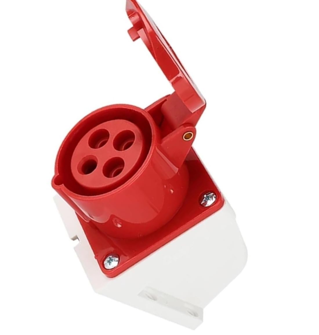 1 presa industriale impermeabile IP44 - connettore elettrico a 4 pin 16 A for montaggio a parete