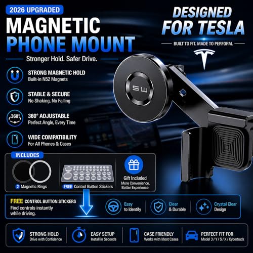 Tesla Phone Mount Strong Magnetic Holder - image 2