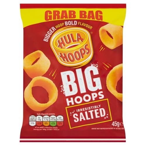 Hula Hoops Big Hoops Salted Crisps, 45g