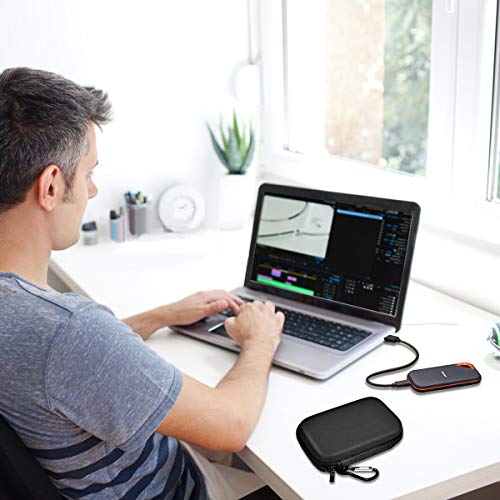 Hard Case Compatible With Sandisk Extreme Pro/For Sandisk 500Gb 1Tb 2Tb 4Tb Portable External Ssd. Carrying Travel Holder For Crucial X8 External Solid State Drive (Box Only) #TOP5