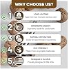 Walnut Cracker tool with Pick Stainless Steel kitchen Gadgets Design. Wal nut Cracker and Macadamia Nut Cracker - Oyster Shucker, Professional Heavy Duty Wal Nut Cracker Tool