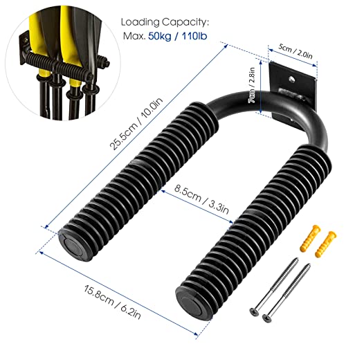 Suporte de rack de armazenamento de remo para canoa Acessórios de montagem de parede para canoa Rack