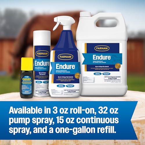 Farnam Endure Fly Spray for Horses, Sweat-Resistant, 32 oz Spray - Image 8