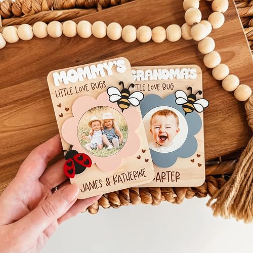 Imán personalizado para frigorífico con foto para mamá y abuela miniatura 4