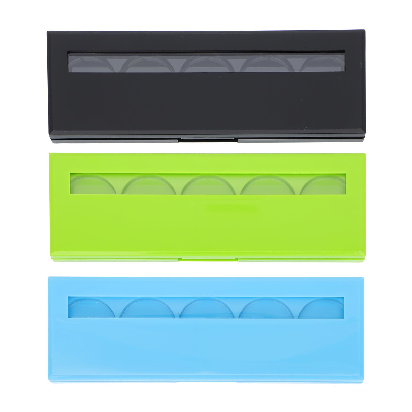 FOMIYES Empty Eyeshadow Palette Eye Shadow Palette Cosmetic Pan Make Up Container Pallets for DIY Cosmetics Supplies 3Pcs