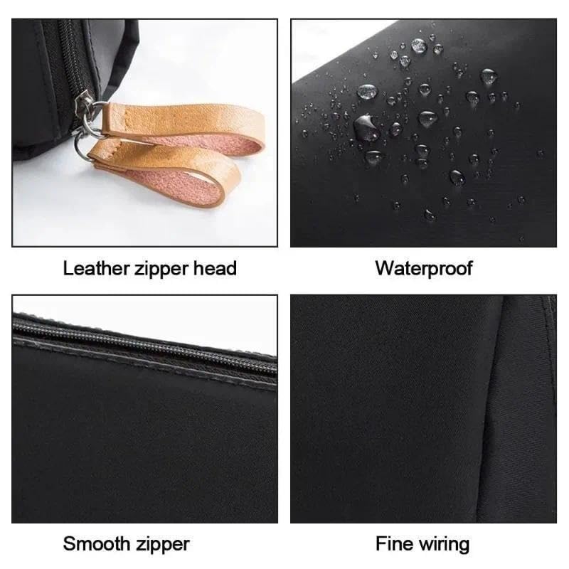 borsa per trucchi Piccola borsa for il trucco da borsa, portatile, impermeabile, for cosmetici, da viaggio, for donne e ragazze, articoli essenziali da viaggio uomo(Navy)