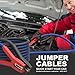 EXTRESPO Heavy Duty Jumper Cables, 0 Gauge 25 Feet 1000Amp Booster Cables, UL Listed Cables for 12V & 24V Cars, SUVs and Trucks, Jumper Cables Kit with Carry Bag, Gloves, Brushes (0 Gauge 25 Feet)…