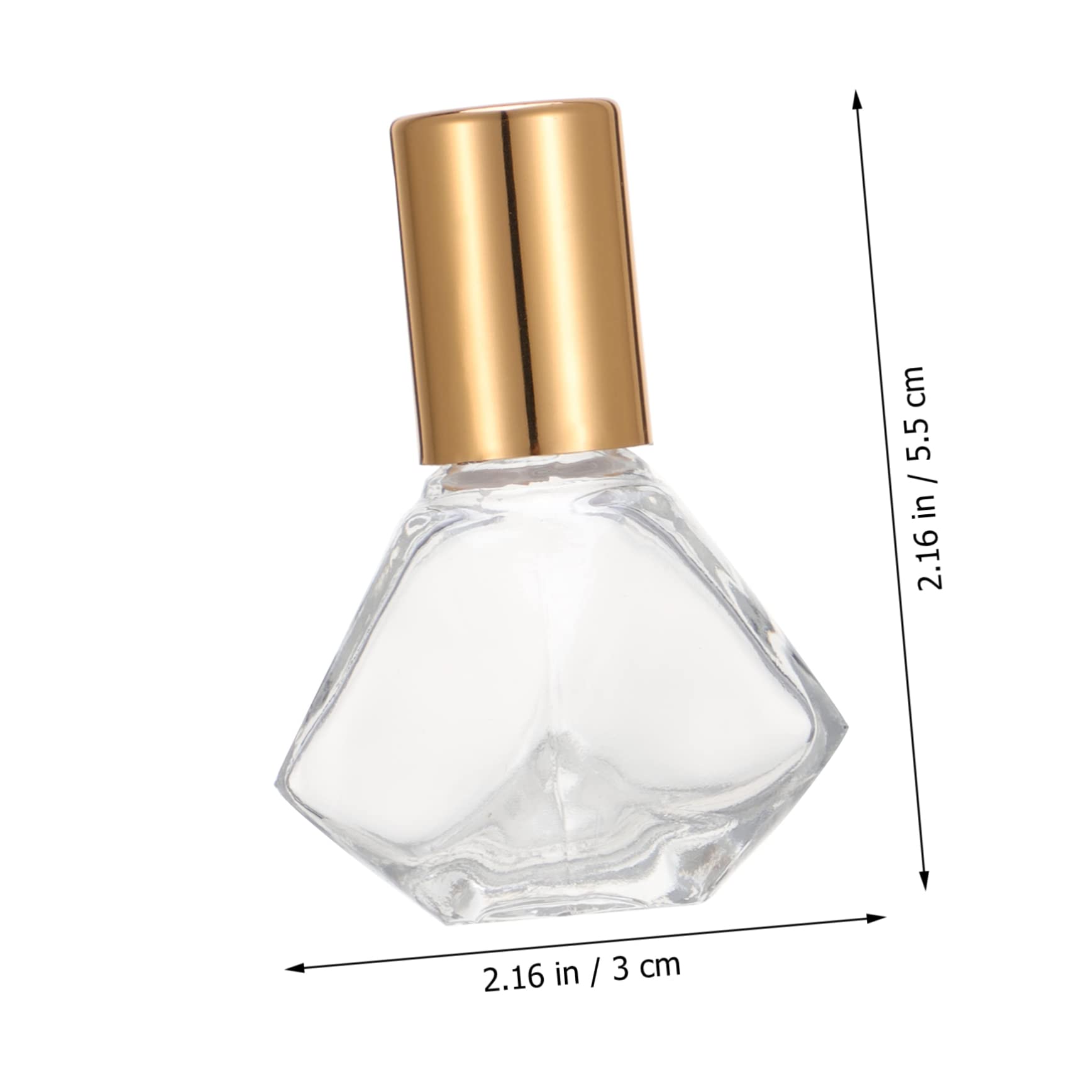 Gatuida Boccette Roll-on per Oli Essenziali 8ml in Vetro Oro, 12 Pezzi | Ricaricabili per Viaggio e Uso All'aperto, Chiusura Anti-perdita, Formato Compatto per Miscele