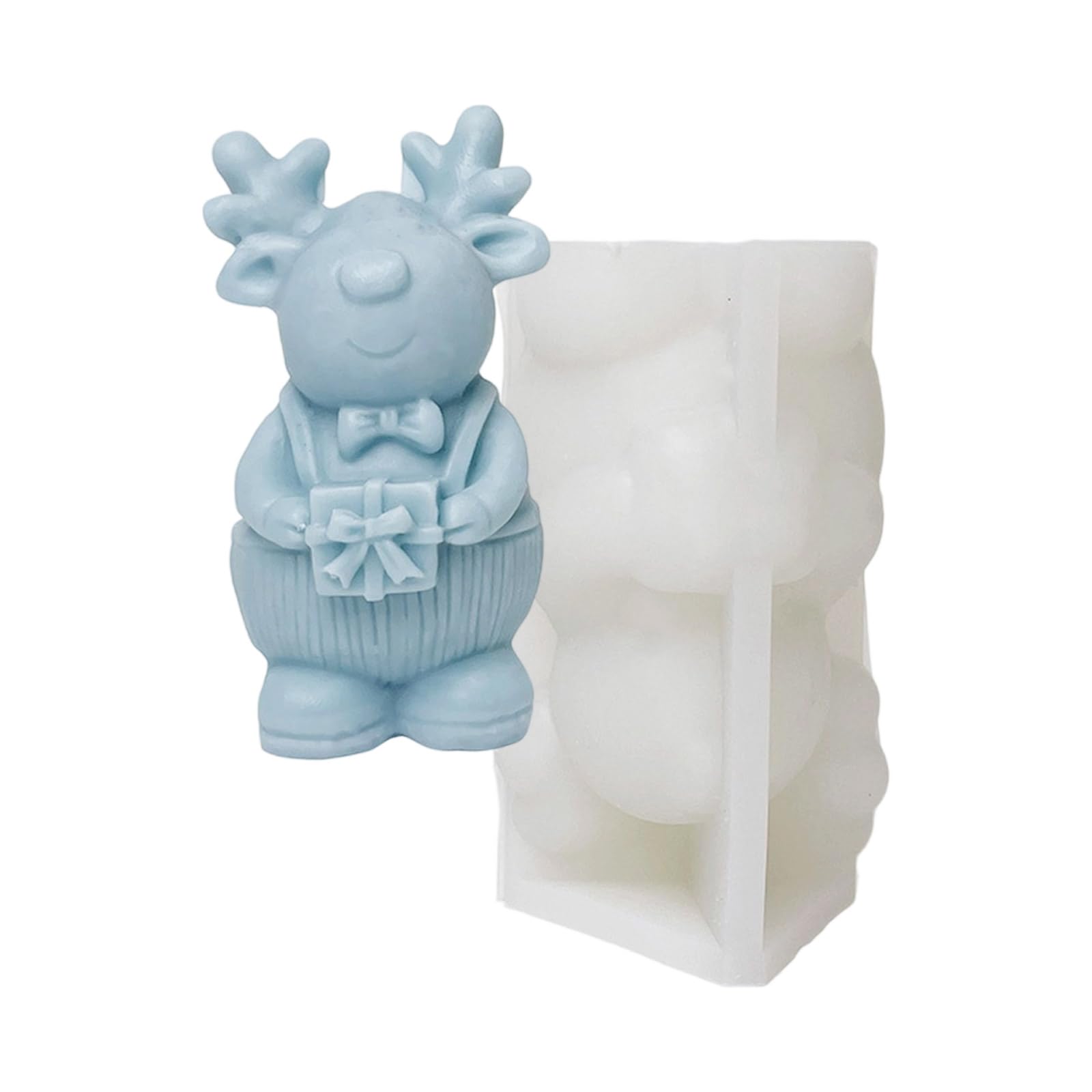 Oxxggkao 8903L Food Safe Silicone Christmas Reindeer And Tree Designs For And Baking Christmas Deer Silicone