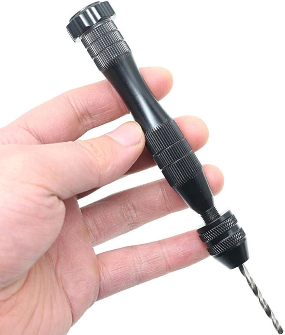 Single Ended Hand Drill Twisting Tool with 6mm Collet Mini Chuck