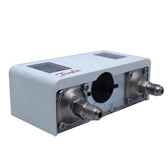(Pack of 3) Dual Auto Air Oil Pressure Switch (Range: -2.9 to 108.8 PSI, Power Supply: AC-16 A, 400 V, DC-12 W, 220 V, Connection Size: 1/4BSP, SPDT) for Industry Applications - Model: KP15