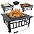 GasOne Fire Pit – 32-inch Outdoor Fire Pits – Metal Firepits for Outside Patio with Fireplace Screen – Elegant and Modern Fire Pit Table for Camping, Heating, Bonfire, Picnics - Outdoor Fire Pit