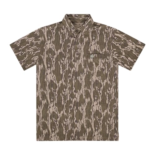 Mossy Oak Tombigbee Lightweight Bamboo Viscose Polo Shirt for Men