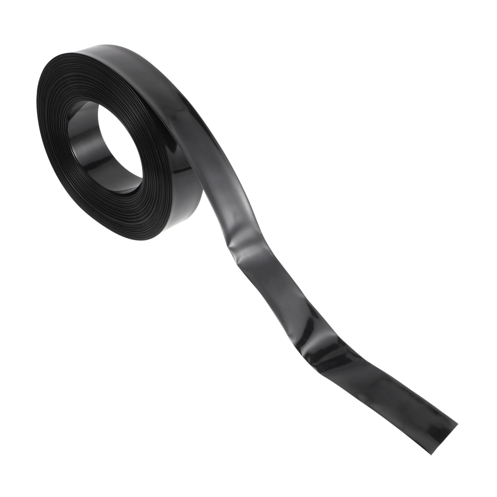 PRETYZOOM Guaina Termorestringente Industriale Nero PVC per Isolamento e Protezione Tubo Termorestringente Tagliabile per Connessioni Wire DIY e Applicazioni Tecniche