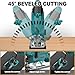 CAMXTOOL Jigsaw, Cordless Jig Saw Tool for Makita 18V Battery, Varible Speed, with LED Light, 0°-45° Bevel Cuts, 3-Position Orbital Jigsaw for Wood/PVC/Metal Cutting (Tool Only)