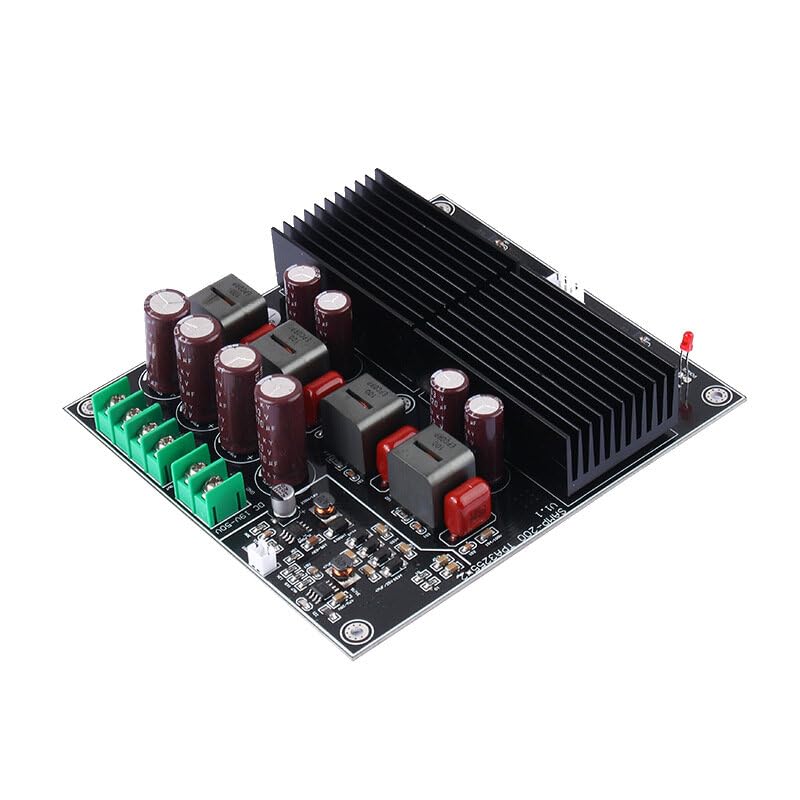 VIDOO HIFI Dwurdzeniowa Płyta Wzmacniacza Stereo TPA3255 2-Kanałowy 600W+600W Klasy D Cyfrowy Power Amp DC 19-50V 0.006% THD 20Hz-30KHz Różne Wejścia