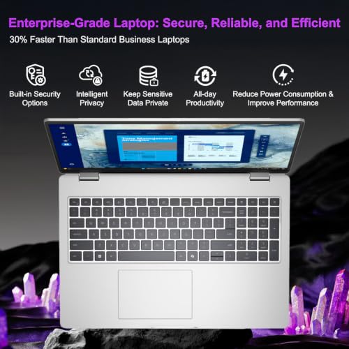 Image of Dell Pro 16 Premium Business Laptop | Next Gen Ultra 7 255U(12 Core /5.2GHz) | 16 inch WUXGA AI PC,16GB DDR5 RAM, 512GB SSD, Backlit KB, WiFi 6E,Win 11Pro- for Professional Workstation & Business Productivity
