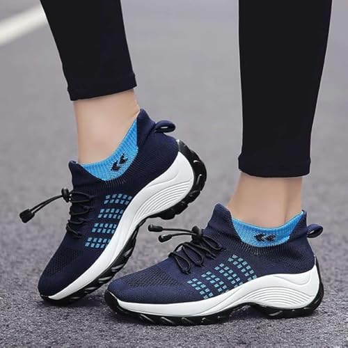 Orthopedic Sneakers for Women Comfort Walking Shoes Non Slip Lightweight Breathable Casual Gym Tennis Platform Sneaker3