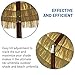 EasyGo - 8' Thatch Patio Tiki Umbrella Tropical Palapa Raffia Tiki Hut Hawaiian Hula Beach Umbrella