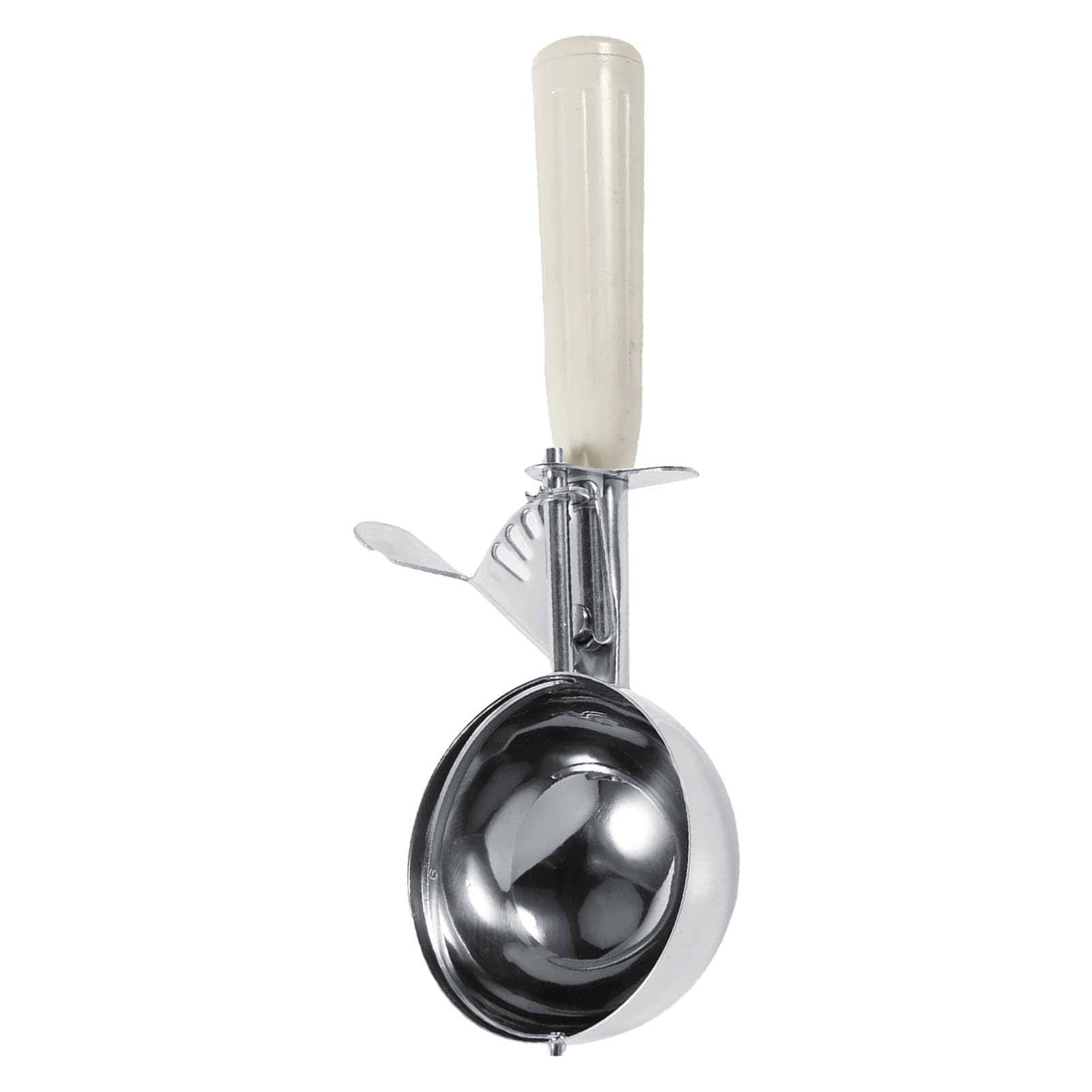 Yctze Cuchara Tipo Cuchara para Helado de Acero Inoxidable con Antideslizante para el Hogar y Tiendas de Postres, Herramienta de Cocina Duradera y Práctica, 1 Unidad (6,8 CM)