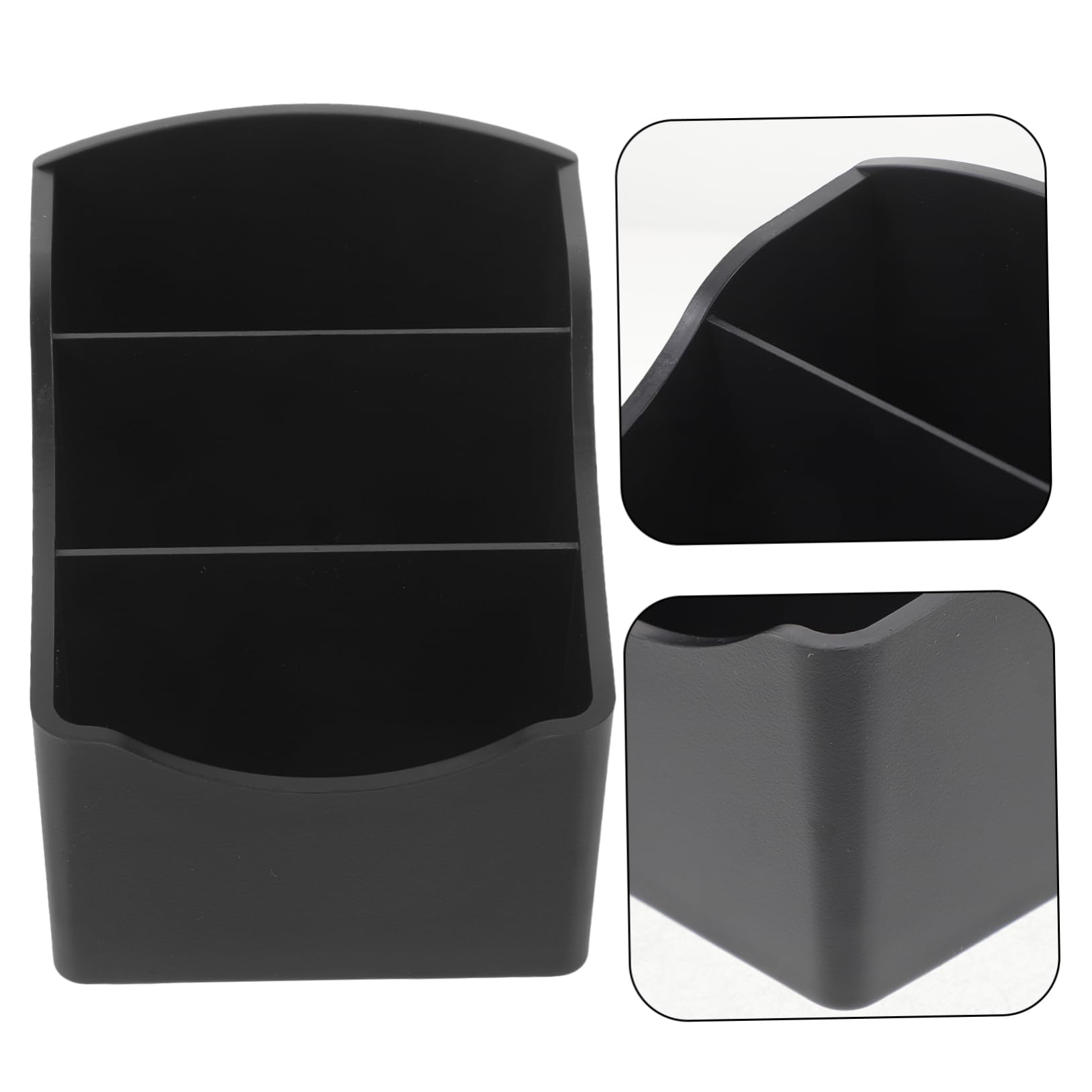 Cabilock 4 Piezas Caja De Almacenamiento De Azúcar Soporte Para Bolsas De Café Organizador De Bolsas De Organizador De Café Organizador De Té De Encimera Abs Black